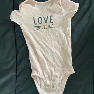 18mon. Girl short sleeve bodysuit